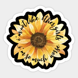 Not Like Other Girls Sticker